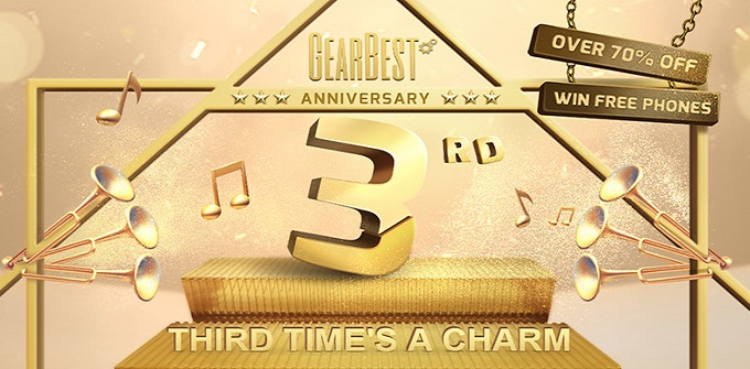 [Deals!] Terzo Anniversario Gearbest! Grandi&nbsp;Sconti!