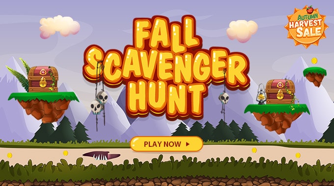 Vinci Subito su GB! Fall Scavenger&nbsp;Hunt!