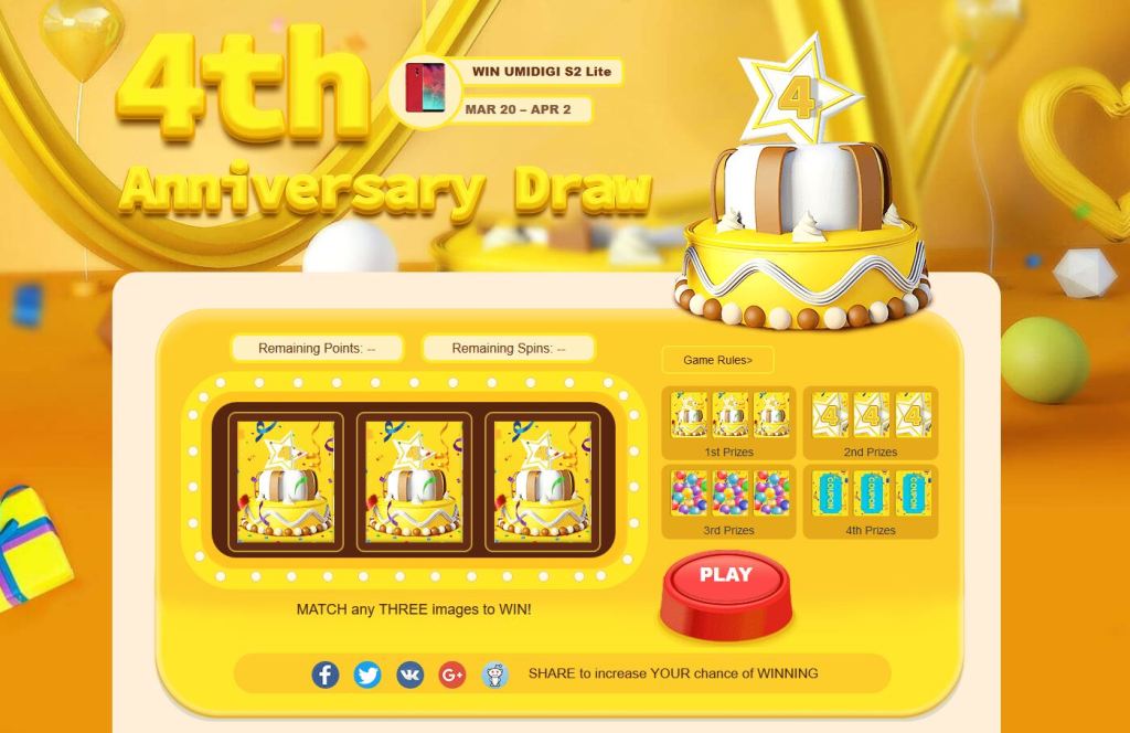 4th Anniversary Draw!