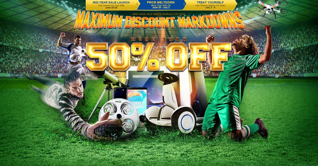 MONDIALI DI CALCIO 2018 su&nbsp;GEARBEST!