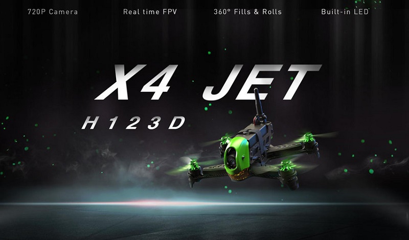 HUBSAN H123D X4 JET! Su&nbsp;GEARBEST!