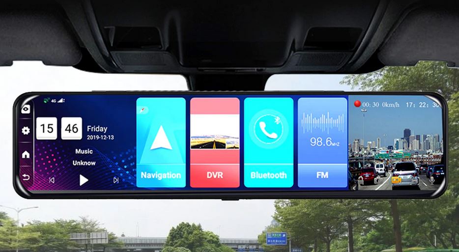 JUNSUN A103: Lo SPECCHIETTO RETROVISORE SMART da 12&nbsp;POLLICI!