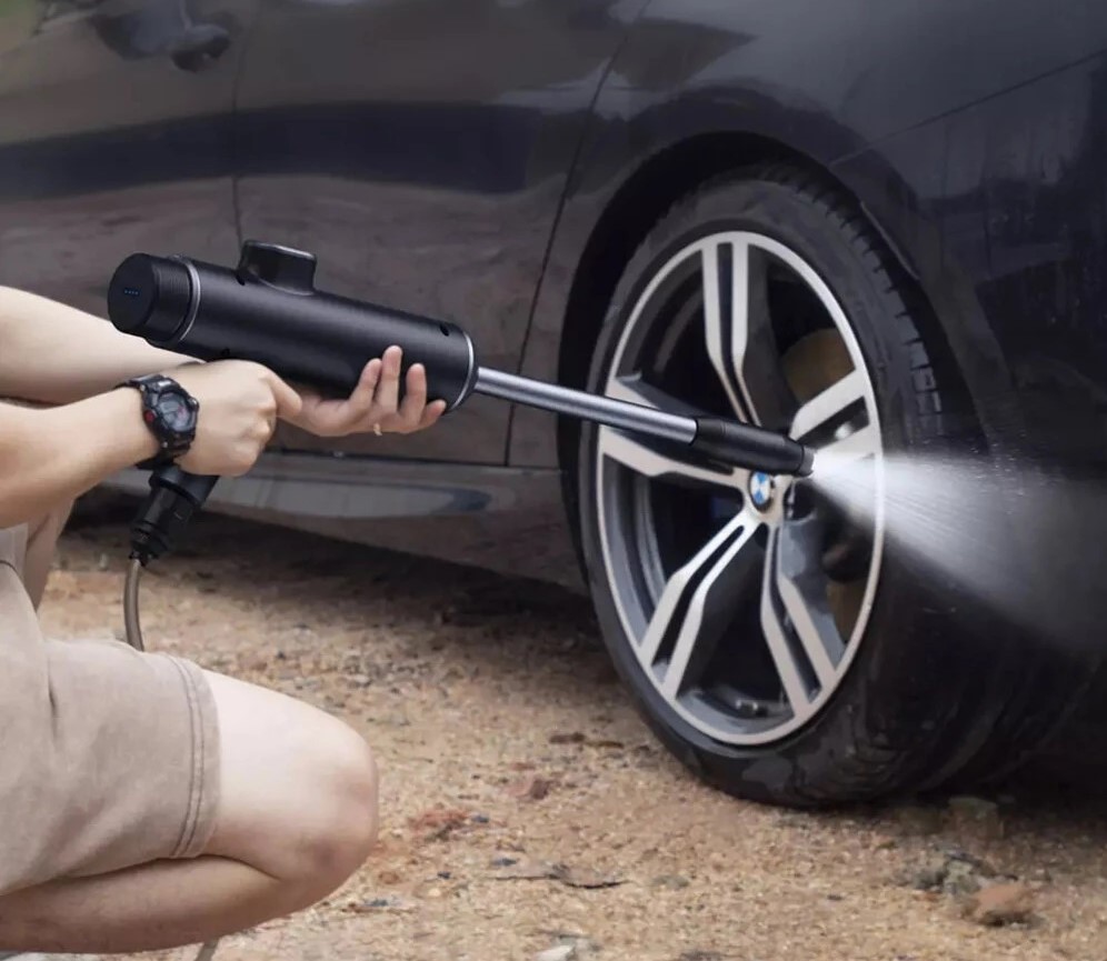 XIAOMI BASEUS CAR WASHER: Lancia Idropulitrice WIRELESS ed ECONOMICA!