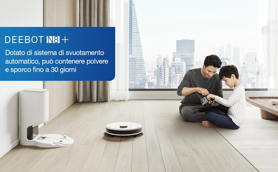 ECOVACS DEEBOT N8+: Il ROBOT ASPIRAPOLVERE più&nbsp;AVANZATO!