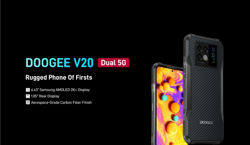 DOOGEE V20: Rugged Smartphone ECONOMICO con DOPPIO DISPLAY e RICARICA&nbsp;WIRELESS!