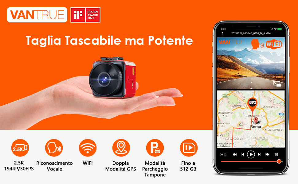 VANTRUE ELEMENT E1: Un NUOVO INIZIO per le DASH CAM, SUPER SENSORE, DOPPIO GPS ed&nbsp;ECONOMICA!